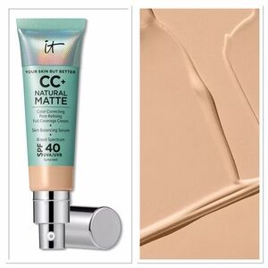 MSRP$47 | IT Cosmetics CC+ Cream Natural Matte Foundation with SPF 40 (Medium)